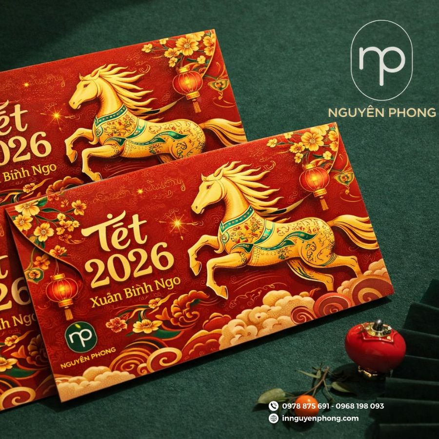 Công nghệ in bao lì xì theo yêu cầu